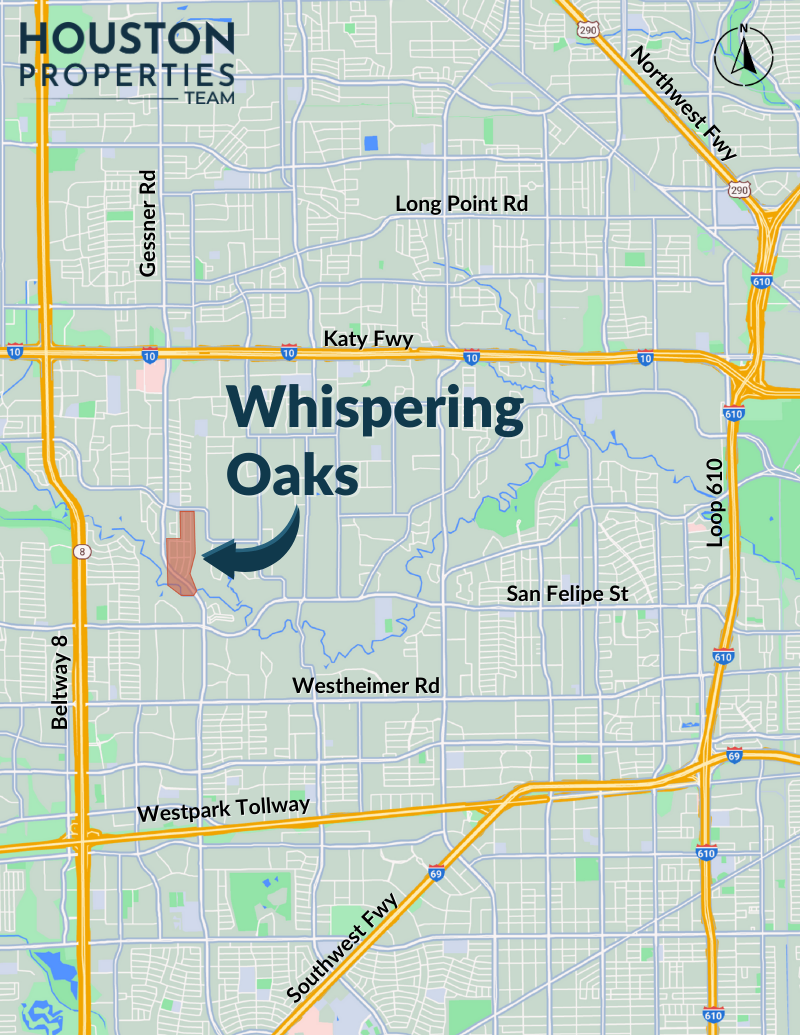 Whispering Oaks Map