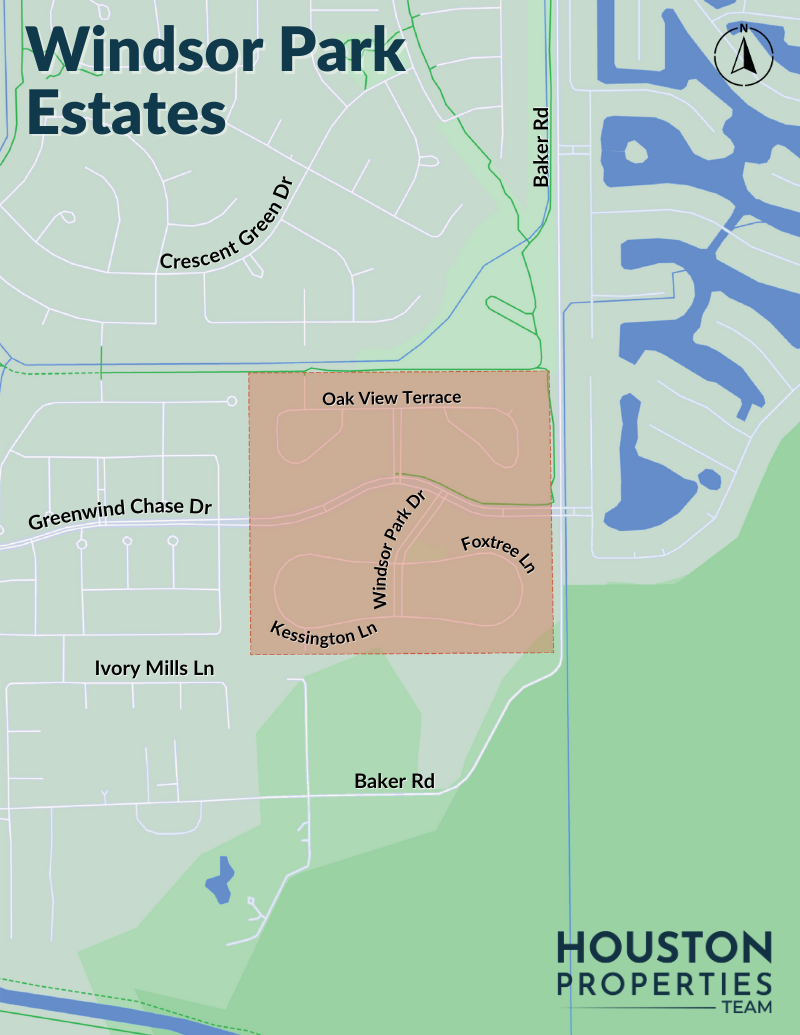 Map of Windsor Park Estates