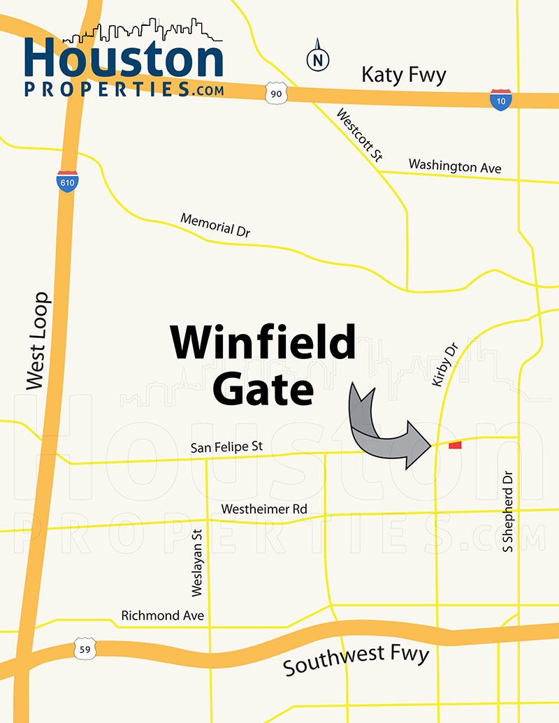 Winfield Gate Map